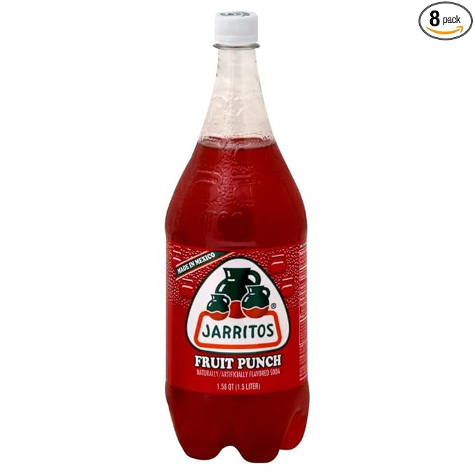 Jarritos Fruit Punch Soda 51 Ounce -- 8 per case.