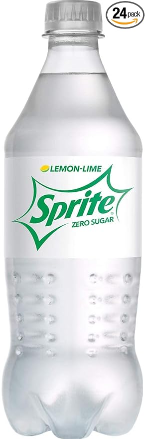 Zero Sprite 20 oz Bottles - Pack of 24