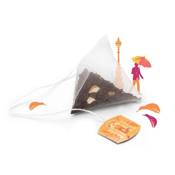 Twinings Discovery Collection London Strand Earl Grey 30 Large Leaf Pyramid Tea Bags