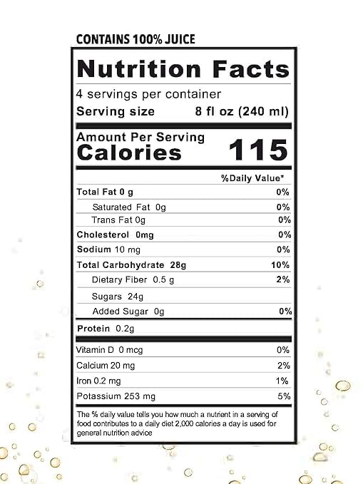 Anna and Sarah 33.8 Oz Organic Apple Juice - Glass Bottle (6 Pack) No Sugar No Artificial Colors No Preservatives No Flavors AddedNOT from Concentrate NON-GMO Gluten Free Kosher