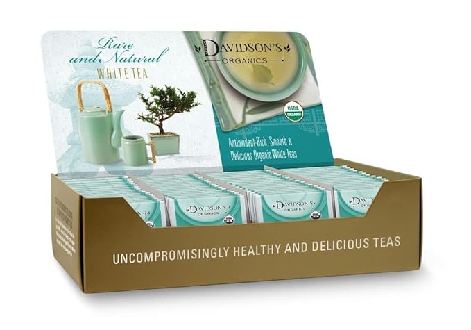 Davidson's Organics White Peach 100-count Individually Wrapped Tea Bags