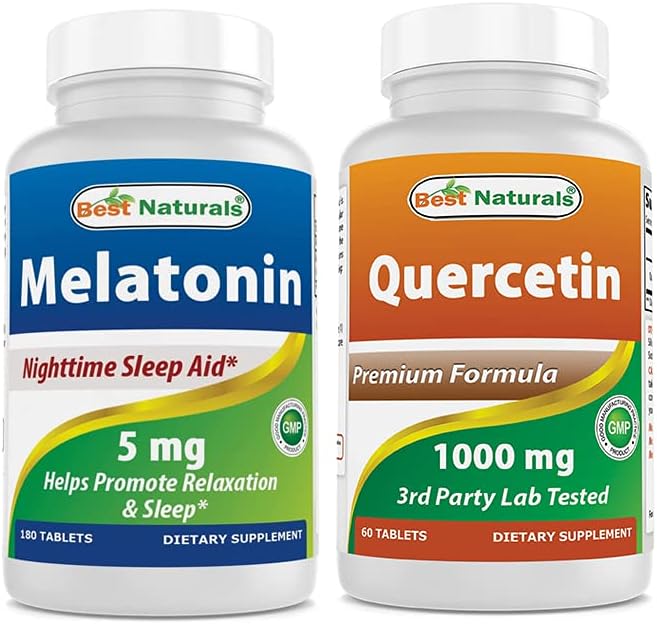 Melatonin 5 mg &amp Quercetin 1000 mg