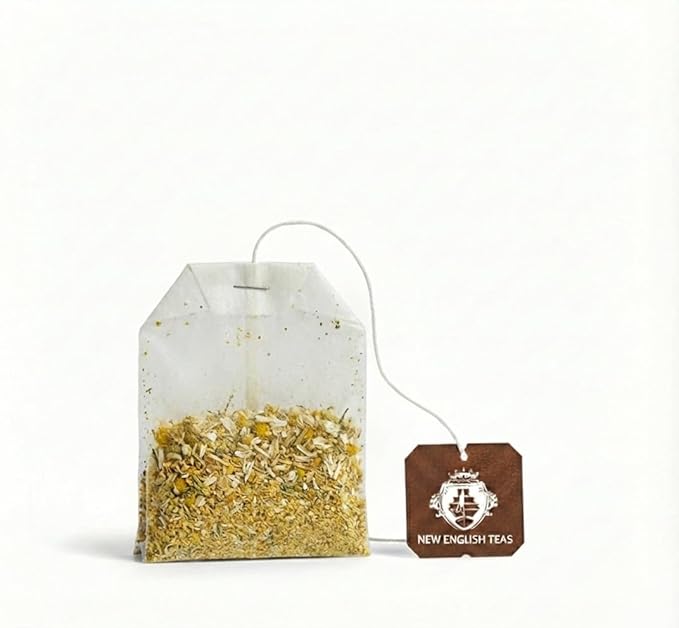 New English Teas Fruit &amp Herbal Tea 120 Teabags 12 Packs of 10 Individually Wrapped Tea Bags Naturally Caffeine Free (Chamomile)