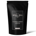 Steel Mill Coffee Co. Blueberry Crumble Flavored Coffee - Ground 2lb Medium Roast 100% Arabica Vegan Gluten-Free Sugar-Free