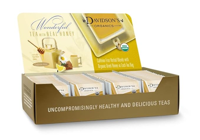 Davidson's Organics French Vanilla 100-count Individually Wrapped Tea Bags