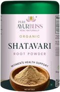 100% Organic Shatavari Root Powder Hormonal Balance Menstrual Wellness Fertility Support and Daily Vitality for Women Traditional Ayurvedic Shatavari Powder - 8oz Tin Box