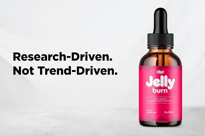 (3 Pack) Jelly Burn Drops Advanced Formula Jelly Burn Liquid Vitamin Supplement All Natural Jellyburn Drops Health and Wellness Vitamin Formula Max Strength Ingredients Made in The USA (90 Servings)