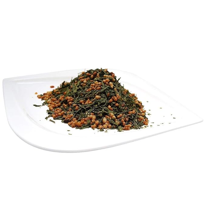 Organic Positively Tea Company Genmaicha Green Tea Loose Leaf 16 Ounce
