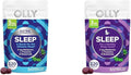 OLLY Extra Strength (5mg) &amp Regular Strength (3mg) Melatonin Sleep Gummies with L-Theanine 120 Count BlackBerry Flavor