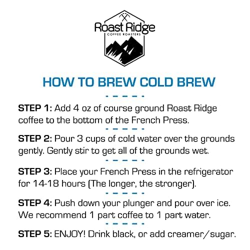 Roast Ridge Ground Cold Brew Coffee Blend Medium Roast 2 lb.