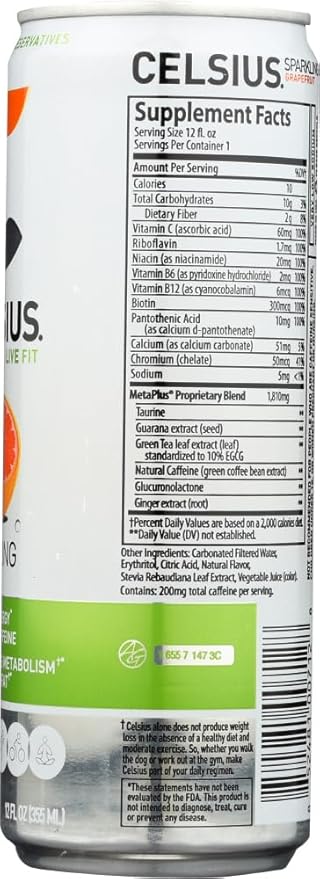 Celsius Sparkling Grapefruit 12 fl oz