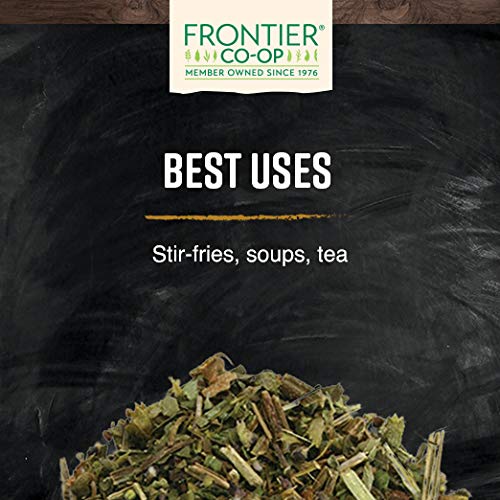 Frontier Co-op Organic Tulsi Holy Basil Herb 8oz Bulk Bag - Highly Aromatic with Minty Flavor - Perfect for Cooking Tulsi Tea and Herbal Uses Kosher