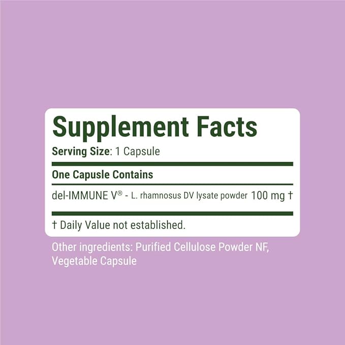 Del-Immune V® Defense by Stellar Biotics All-Natural Immune Support &amp Gut Health (+) Immediate Care Metabiotic: NextGen Probiotic Therapy (60 Caps)