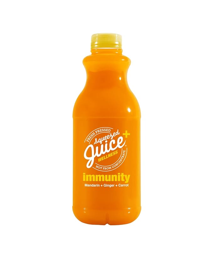 Squeezed Juice Functional IMMUNITY - 32 FL OZ Multi-Serve Bottles 3 Pack - 100% Juice