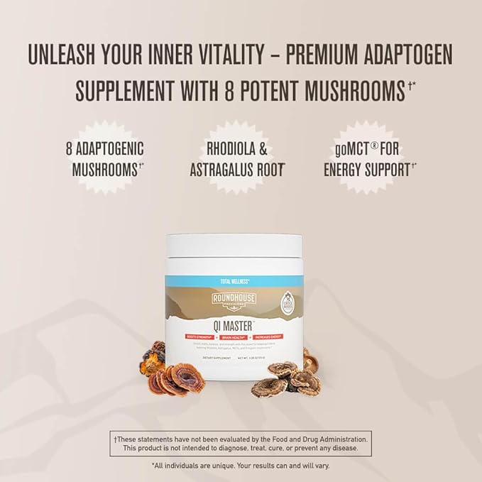 ROUNDHOUSE PROVISION Morning Kick Zero Sugar Greens Superfood Powder Supplement 3 Pack and Qi Master Wellness Bundle by Chuck Norris