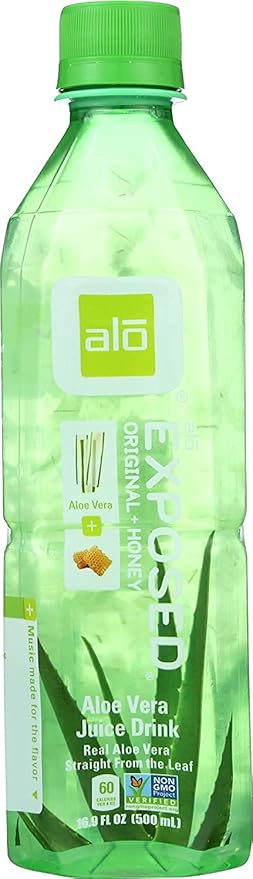 оriginal еxpоsеd Alое Vеra Juicе Drink - оriginal and Hоnеy - Casе оf 12-16.9 fl оz. - Bulk Buy