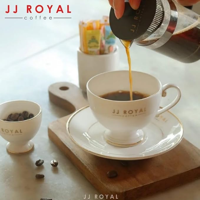 JJ Royal Coffee Lampung Robusta 200g Ground Coffee (Pack of 2)