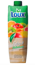 LOUX Extra 9 Multivitamin Fruit Juice Blend 1 Liter Natural Mixed Fruits x 2 Containers