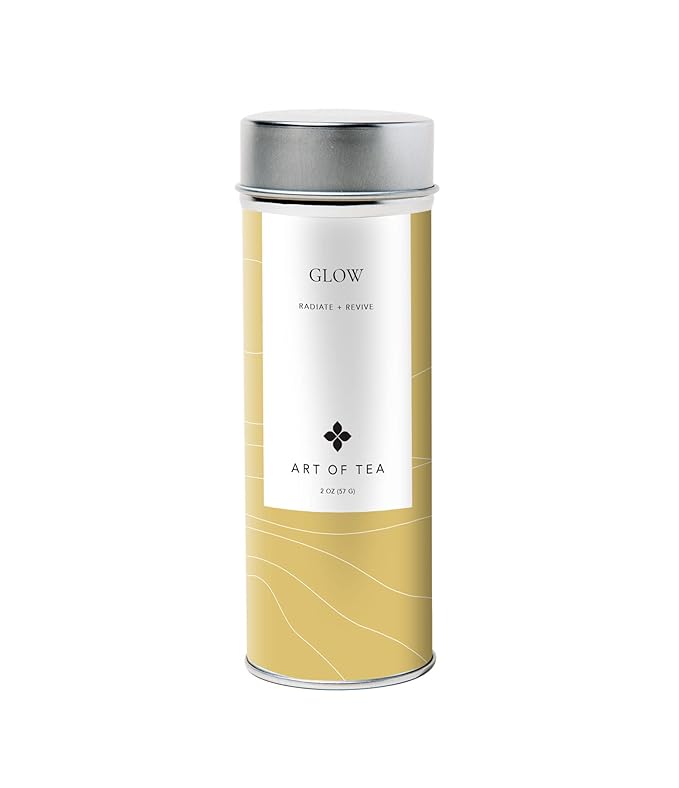 Art of Tea | Glow 2oz (Echinacea Peppermint Licorice and Ginger Tea) | Wellness Loose Leaf Artisan Herbal Teas