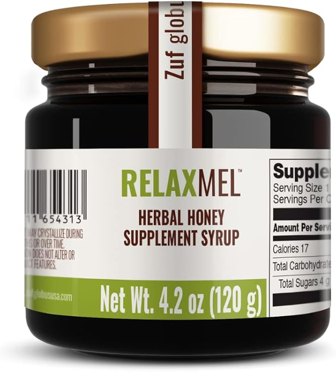 LIFEMEL Zuf Globus: RelaxMEL | Supports reducing Tension | Supports Better Sleep | Honey Supplement | Botanicals