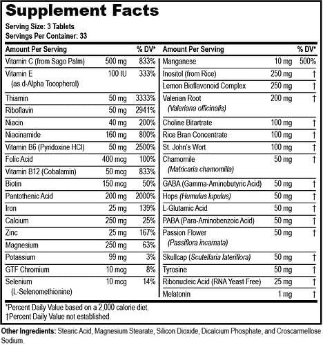 Nutriya Stress - Support Better Sleep - 100 Tablets