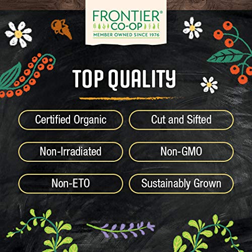 Frontier Co-op Stevia Herb Cut and Sifted (Green) Certified Organic | 1 lb. Bulk Bag | Stevia rebaudiana Bertoni