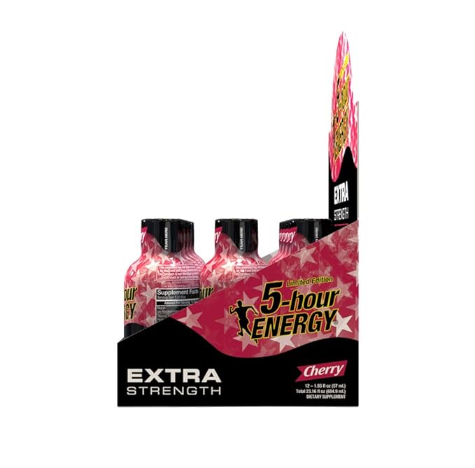 5-hour ENERGY Shot Extra Strength Cherry 1.93 Ounce 24 Count