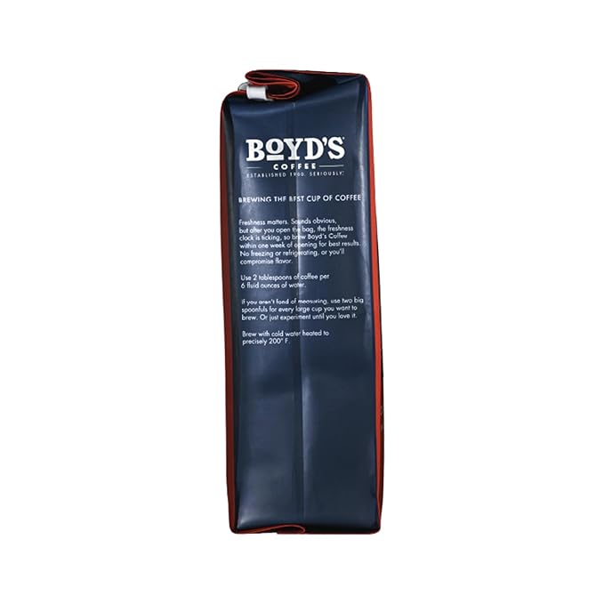 Boyd's Coffee– Original Roast Coffee – Ground Medium Roast - Blended from 100% Arabica – Rich &amp Full-Flavored – 12 Oz.