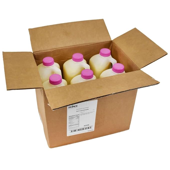 Tropics 3 Plus 1 Lemonade Juice 61.5 Ounce - 6 per case