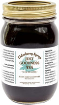 All Natural Elderberry Syrup (16 fl oz) for Adults and Kids Daily Immune Support Herbal Supplement with Antioxidants Organic Sambucus Elderberry
