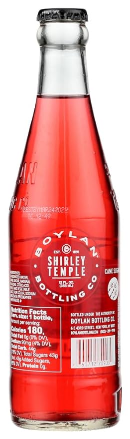 Boylan Soda Shirley Temple - 12 FO (Pack of 6)