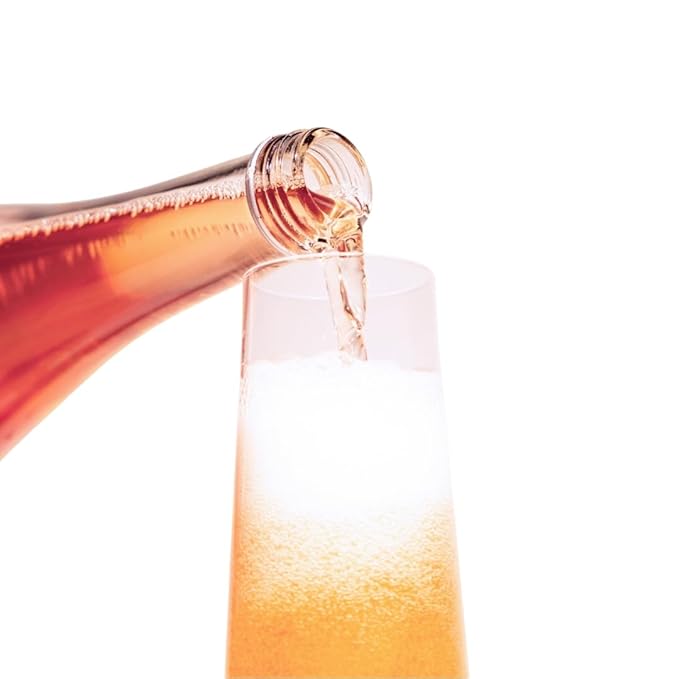 TÖST Rosé All-Natural Non-Alcoholic Sparkling Beverage 750 ML - 12 Pack