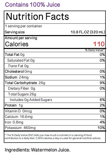 Namai Pure Watermelon Juice No Added Sugar 24-Pack