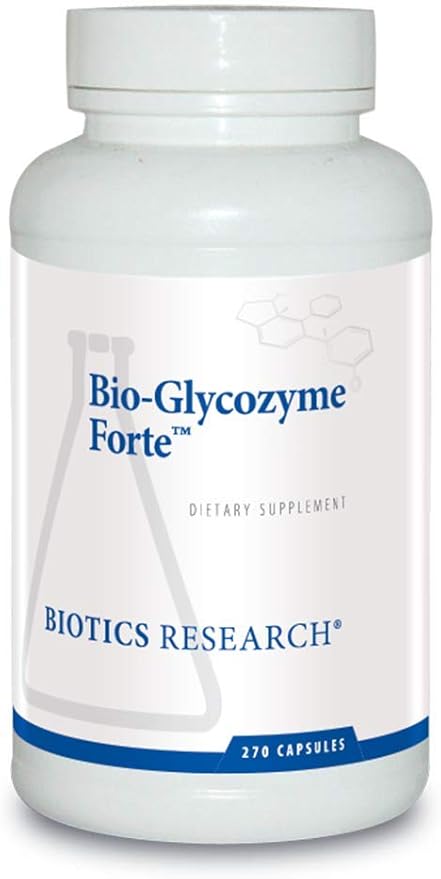Biotics Research Bio Glycozyme Forte Multivitamin for Glycolytic Support Vanadium Zinc Chromium Manganese Inositol Catalase Healthy Metabolism and Homocysteine 270 Capsules