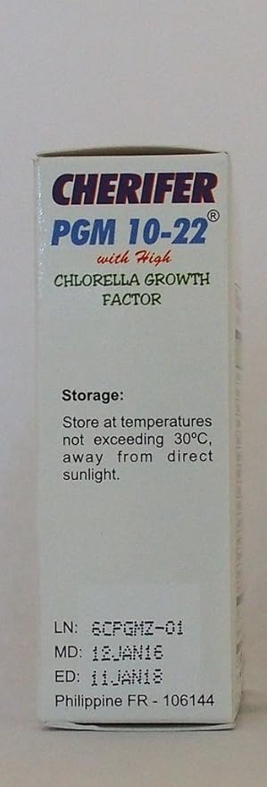 CHERIFER Capsule with Zinc Double Chlorella Growth Factor &amp Taurine PGM 10-22 (30 Capsules)