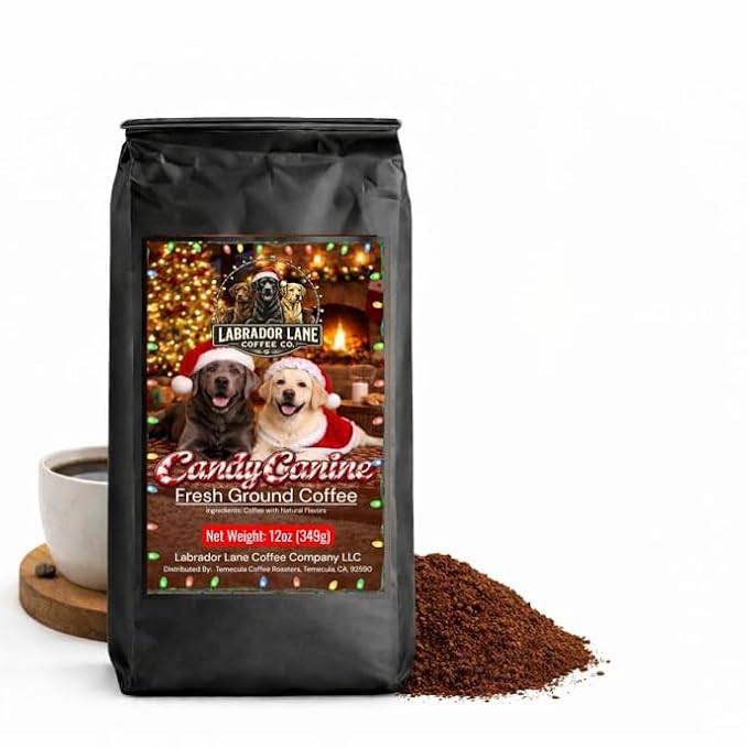Candy Canine Flavored Coffee - Premium Small Batch Coffee - 12oz
