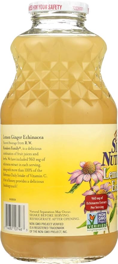 Knudsen Juice Simply Nutritious Lemon ginger Echinacea 32 fl.oz(Pack of 12)