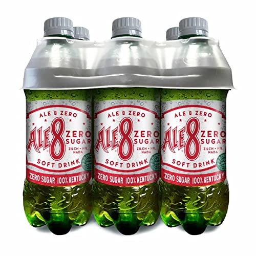 Ale 8 One Diet Zero Sugar 16.9 ounces (6 Plastic Bottles) 100% Kentucky Soft Drink