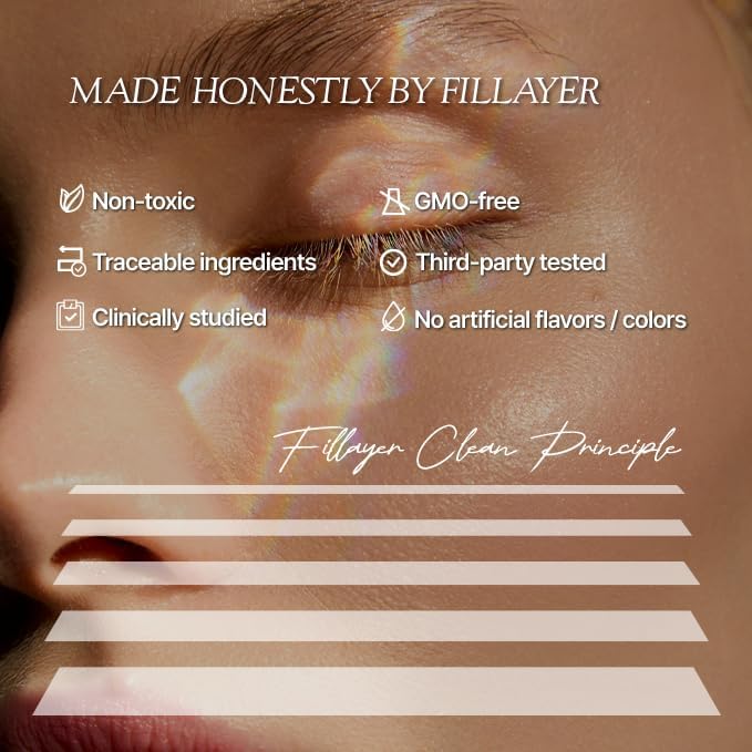 PDRN Collagen Liquid Type with Skin Booster (PDRN Hyaluronic Acid Elastin and Ceramide) for Healthy Skin - Cherry Flavor - 14 Stick