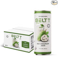 BELTT Soursop Juice 100% Fruit No Added Sugar No Preservatives Not From Concentrate Plant Based Drink Natural Electrolytes 11.1 FL OZ Cans Pack of 12