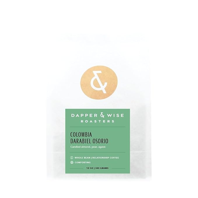 Colombia Darabiel Osorio - Roasted by Dapper &amp Wise - Freshly Ground Coffee - 5 Pound Bag