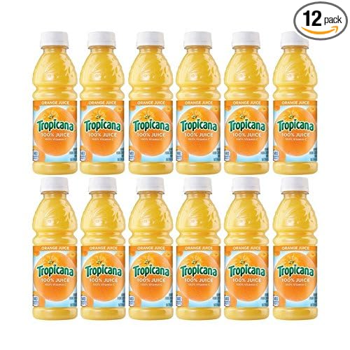Tropicana Orange Juice 10 Ounce (Pack of 12)