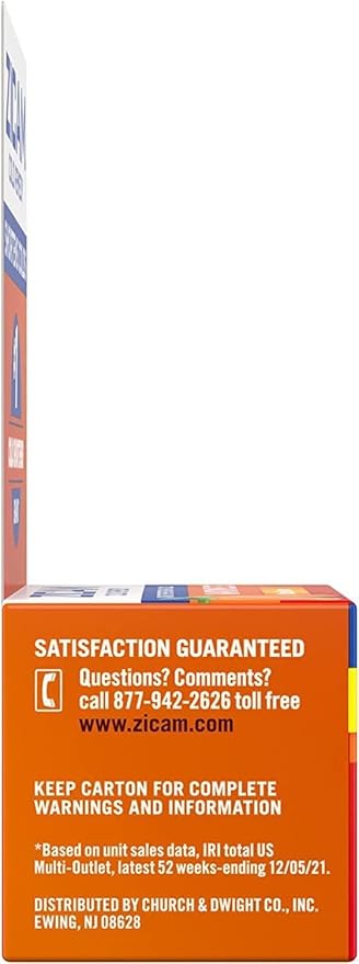 Zicam Cold Remedy Rapidmelts Citrus Flavor 25 tabs (Pack of 3)