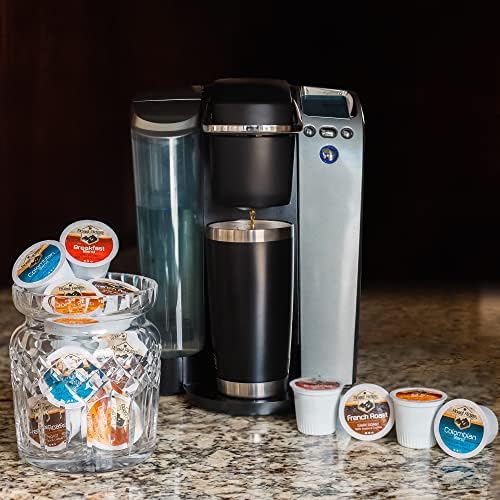 Roast Ridge Single Serve Coffee Pods for Keurig K-Cup Brewers Variety Pack Light Roast Medium Roast Dark Roast 100 Count (25 each: Breakfast Blend Donut Shop French Roast Colombian)