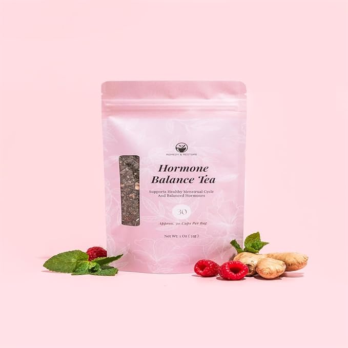 pistro Herbal Tea for Hormone Balance - Natural Organic Loose Leaf Tea for Women’s Wellness Herbal Hormone Tea (2pcs/70g)