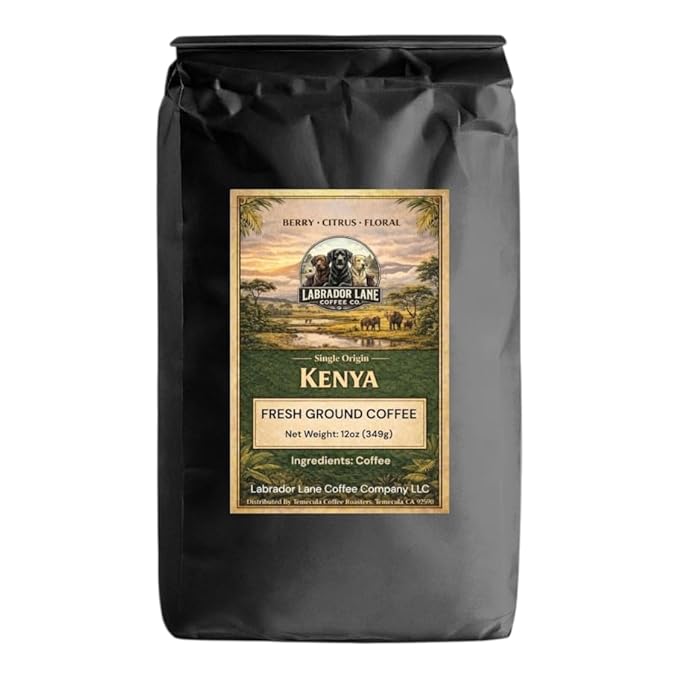 Kenya - Single Origin Whole Bean Premium Small Batch Coffee 12oz (Whole Bean)