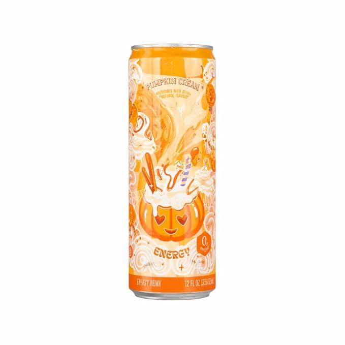 New Alanni Energy Drinks Winter Wonderland Sherbet Swirl Pumkin Cream Variety Pack Sugar-Free Low-Calorie Energy Boost Drink 12 fl oz (Pack of 6) Repackaged By * Shadow Hunter*