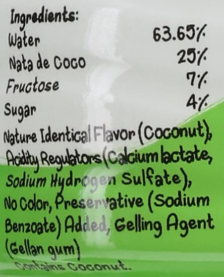 Mogu Flavored Juice with Nata De Coco Coconut 10.82-Ounce (Pack of 36)