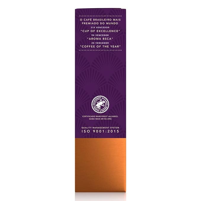 Japy Roasted and Ground Coffee 8.8 oz – Notes of Dark Chocolate Chestnut and Hazelnut – Striking and Long Finish – Café Orfeu
