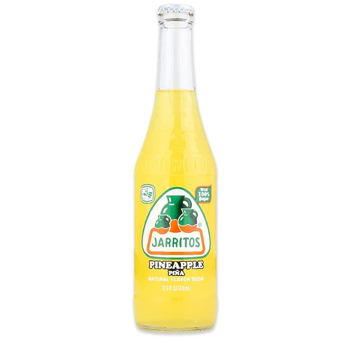 Spot Beverage™ Premium Classic Bottled Soda Brands (12-Pack Jarritos Pineapple)